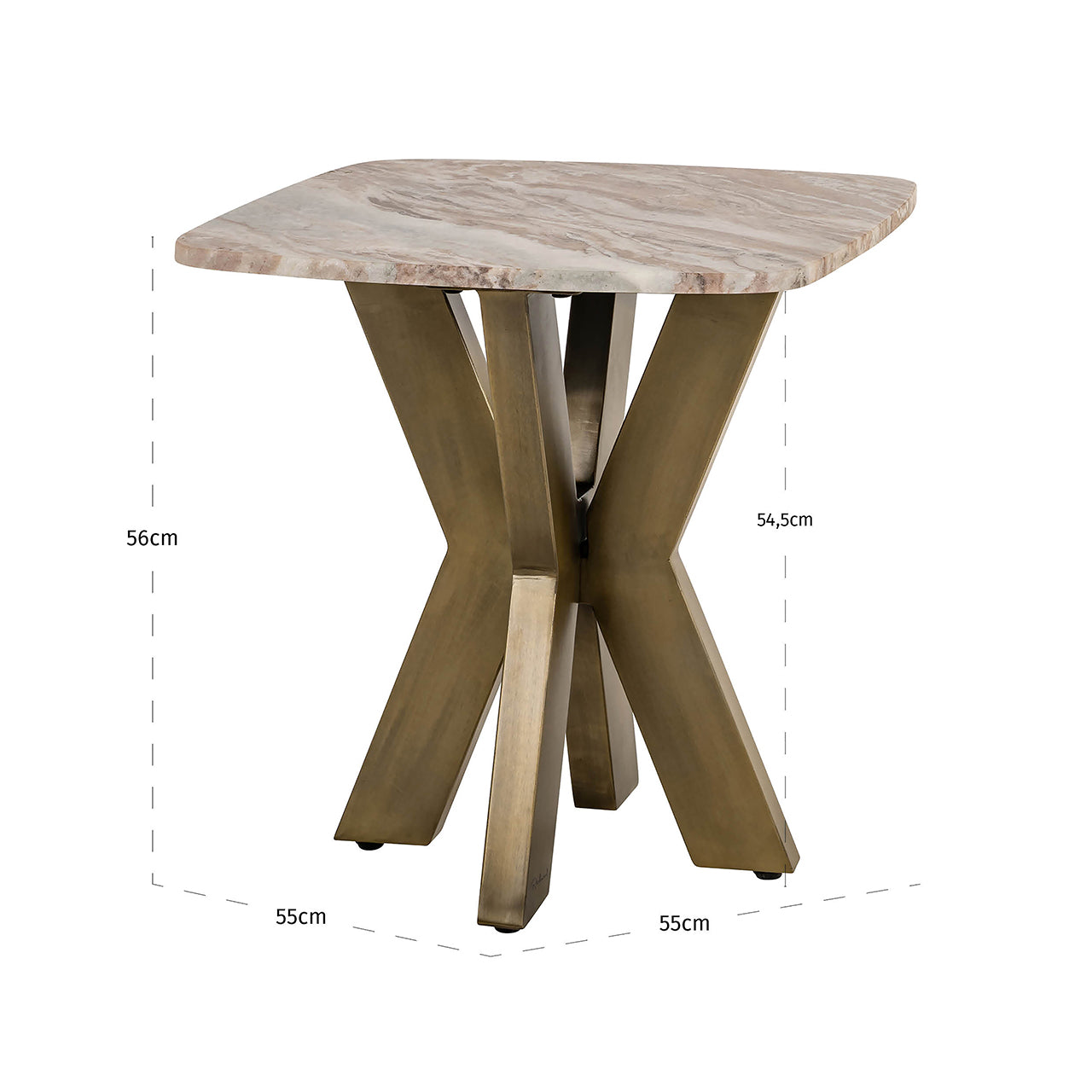 Bijzettafel Bottega (Wit)