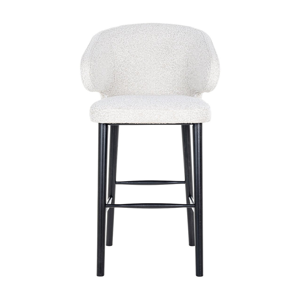 Barstoel Indigo wit bouclé (Copenhagen 900 Bouclé White)