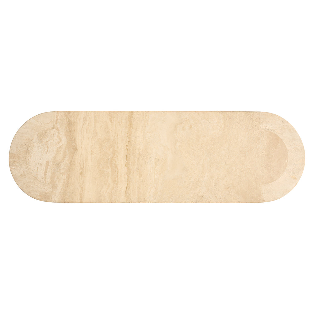 Wandtafel Biltmore Italiaans beige Travertijn (Beige)