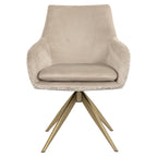 Draaistoel Lisonne be trendy nature / khaki fluweel (Be Trendy 01 Nature)