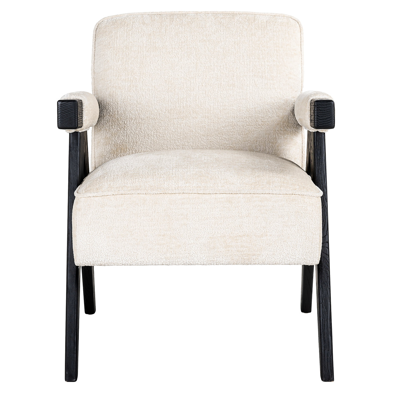 Fauteuil Cooper witte chenille (Bergen 900 witte chenille)