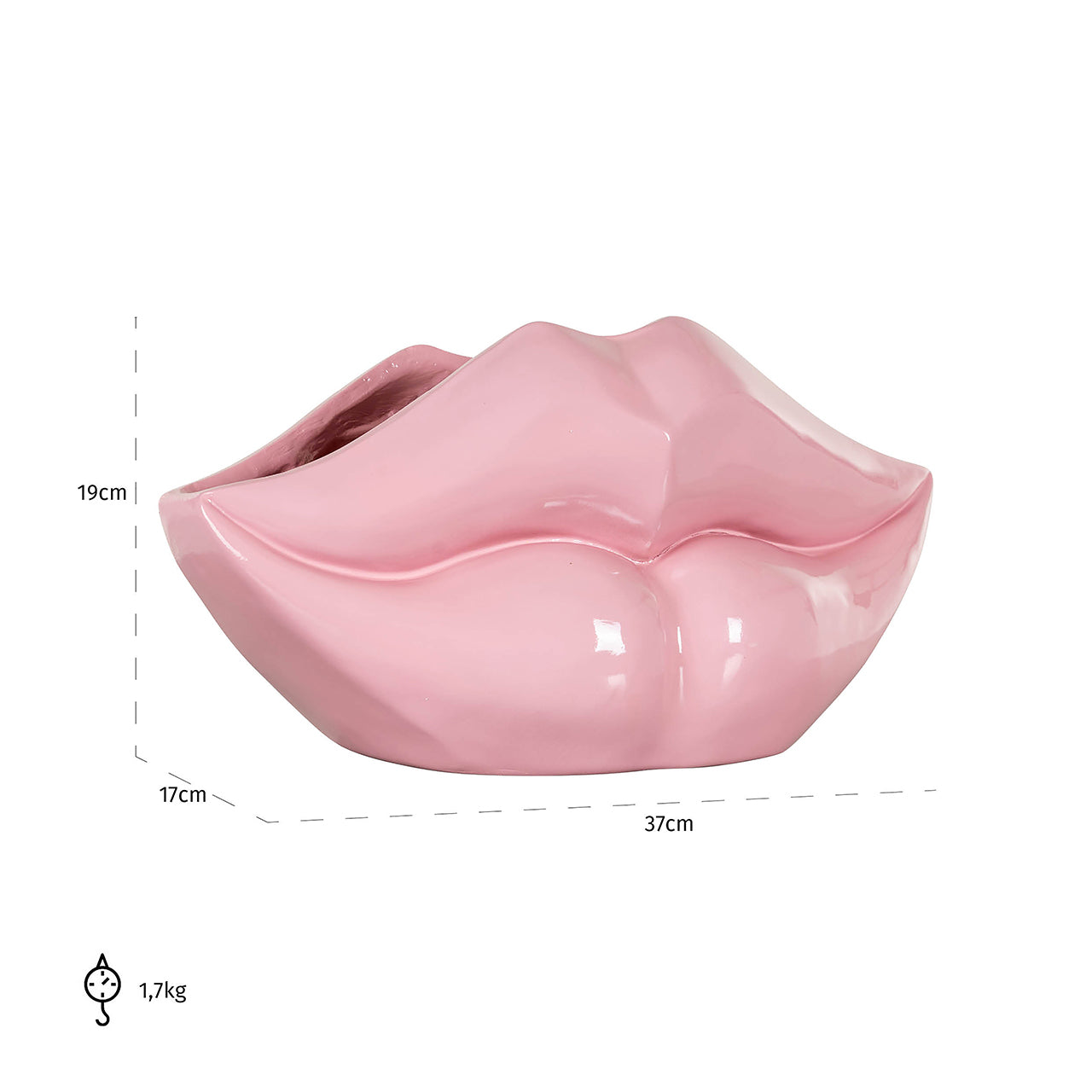 Vaas Lippo roze (Roze)