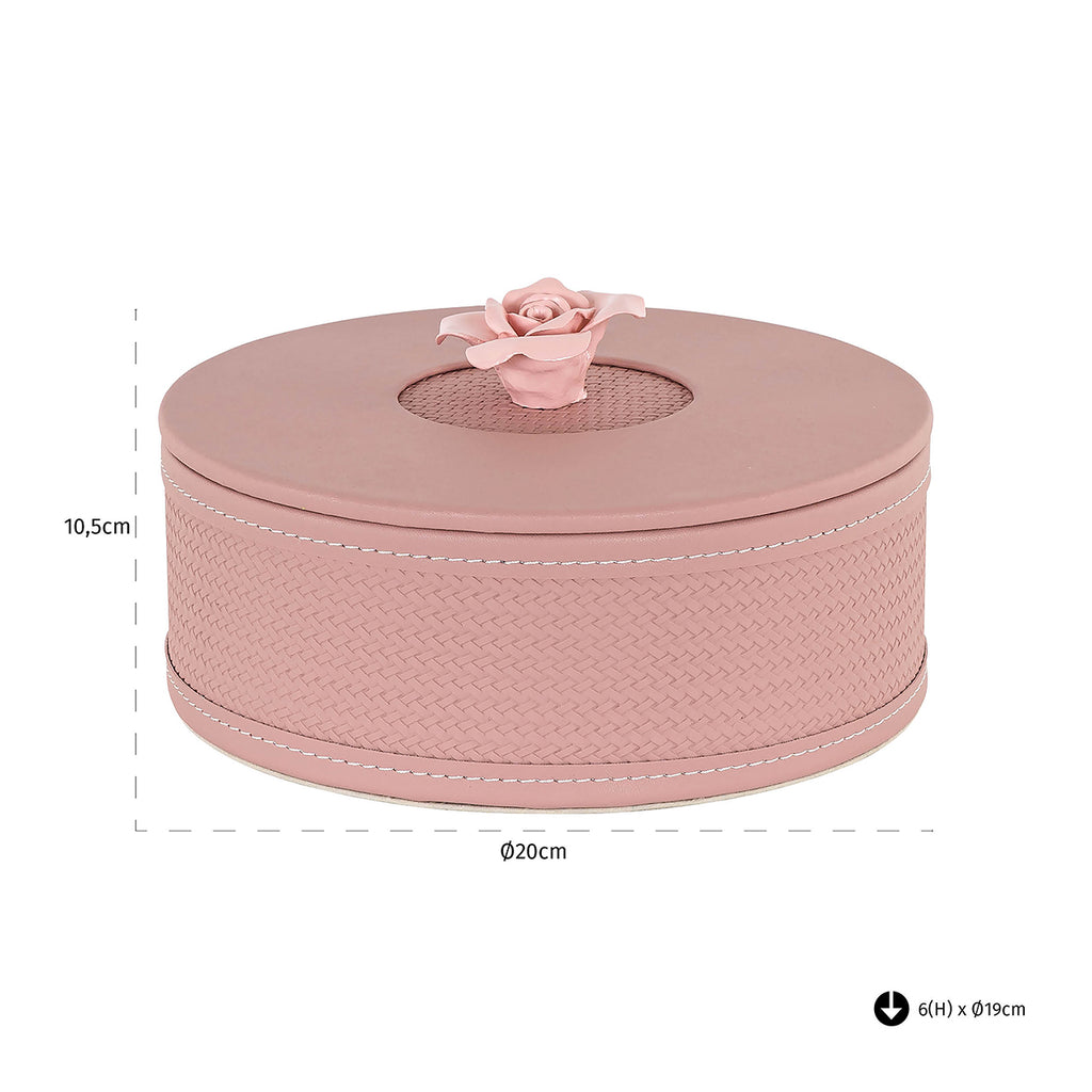 Storage box Mary small (Roze)