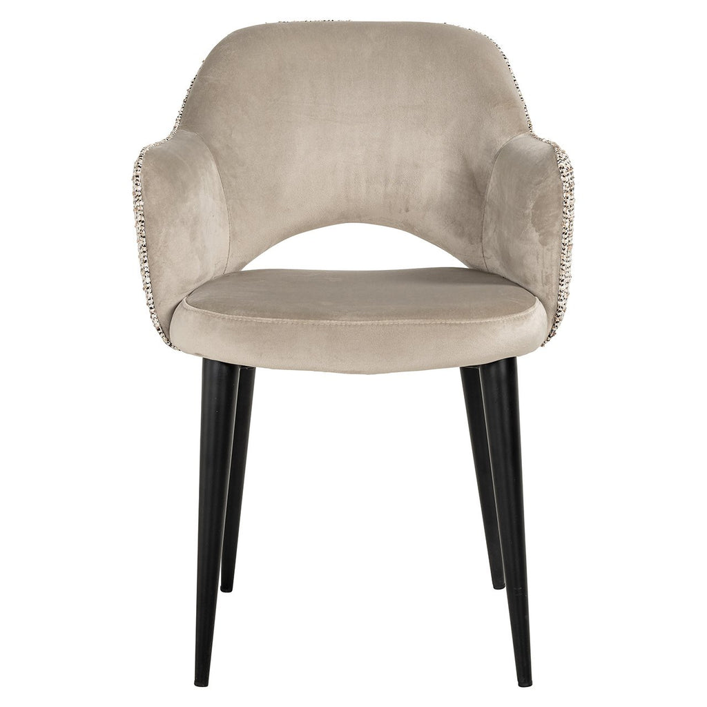 Armstoel Giovanna trendy nature/quartz khaki brandvertragend (Be Trendy 01 Nature)