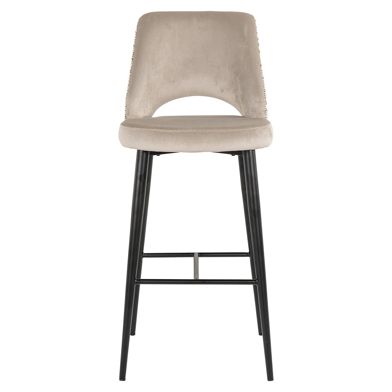 Barstoel Tabitha trendy nature / kwarts khaki brandvertragend (Be Trendy 01 Nature)