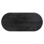Eettafel Revelin 200 (Zwart/goud)