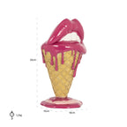 Decoratieobject Ice lips (Roze)