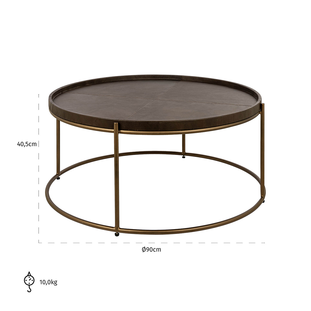 Salontafel Zillon (Bruin)
