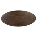 Eettafel Watson bruin 235 incl. spiderpoot zwart (Donkerbruin)