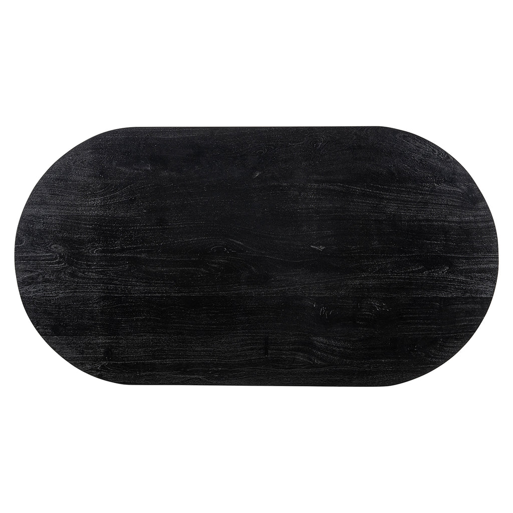 Bartafel Revelin ovaal (Zwart/goud)
