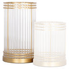 Windlicht Dyara groot (Goud)