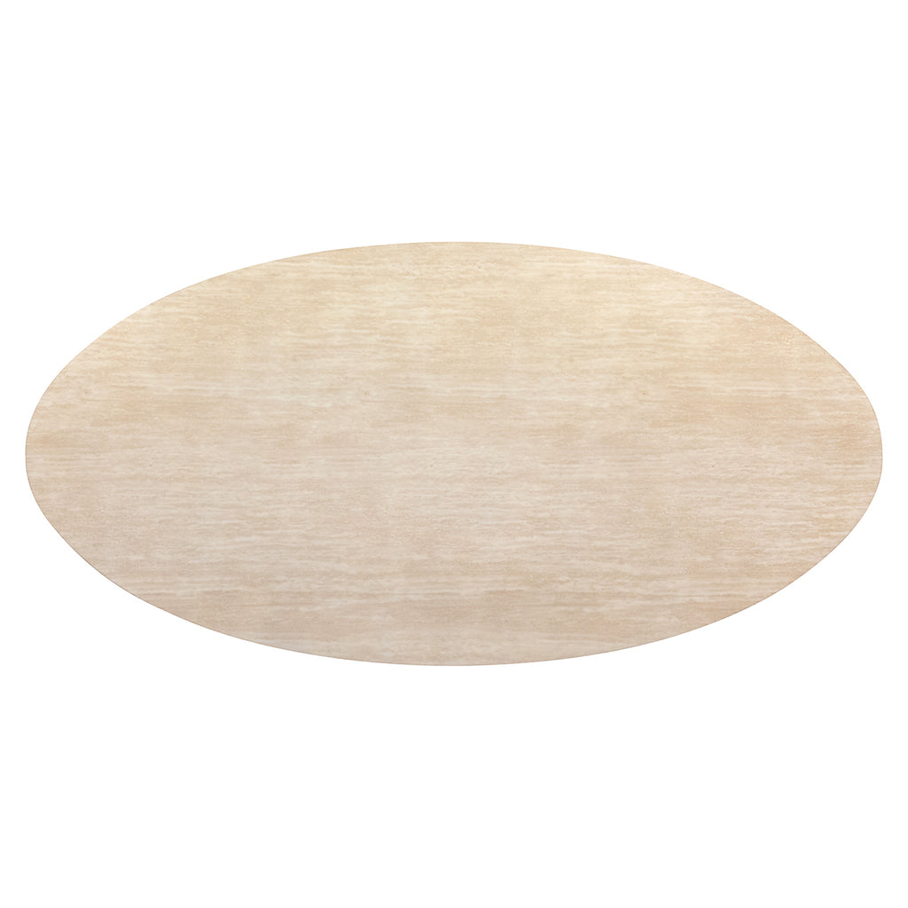 Eettafel Fictus 240 Travertijn nep (Beige)