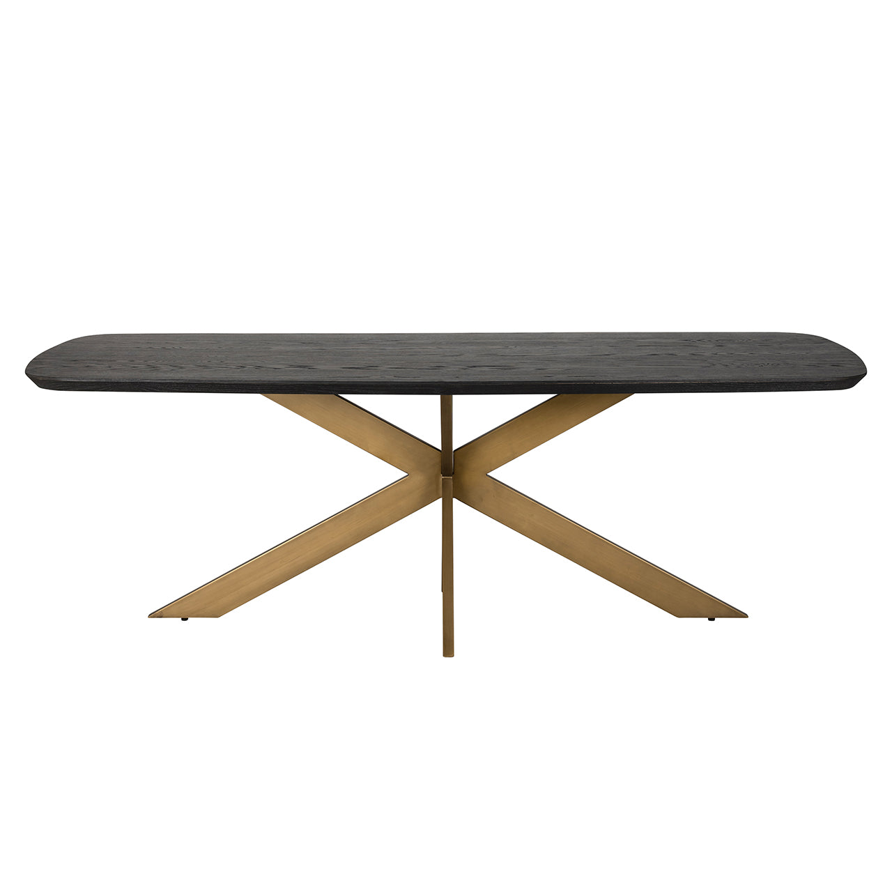 Eettafel Cambon 280 Deens ovaal (Donker koffie)
