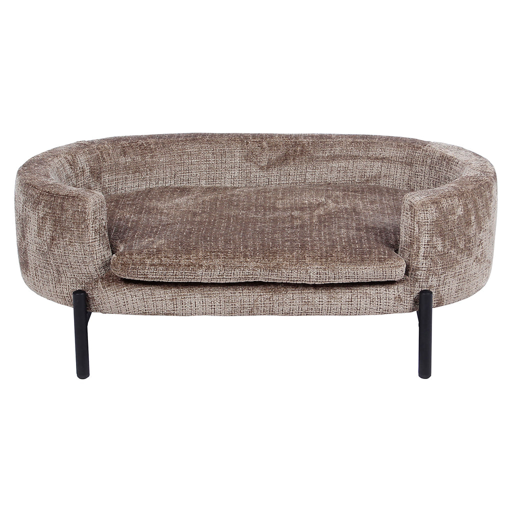 Huisdierenbed Dolly steen chenille (Niagara 104 Stone Chenille)
