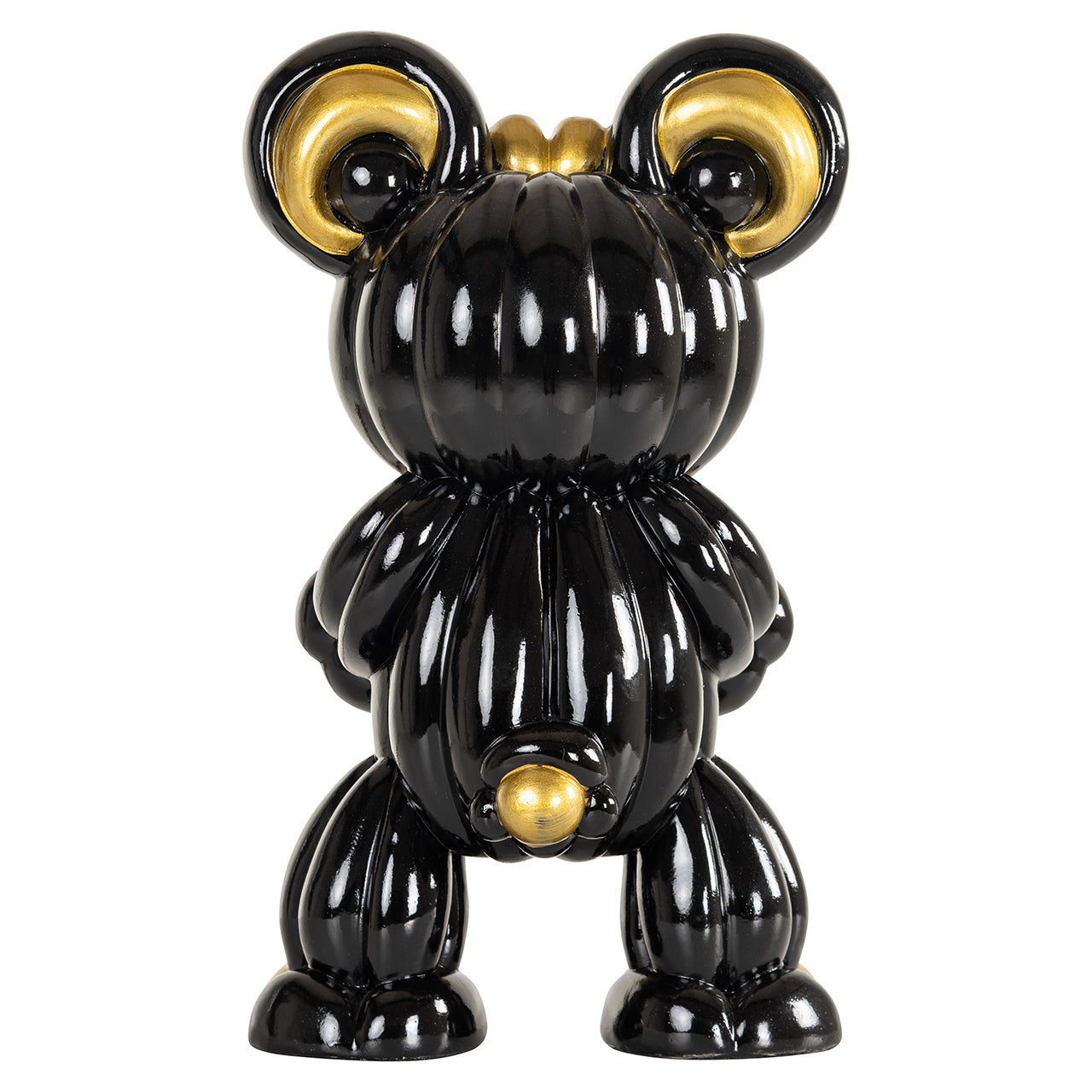 Deco object Silly (Zwart/goud)