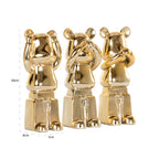 Deco object Berna set van 3 (Goud)