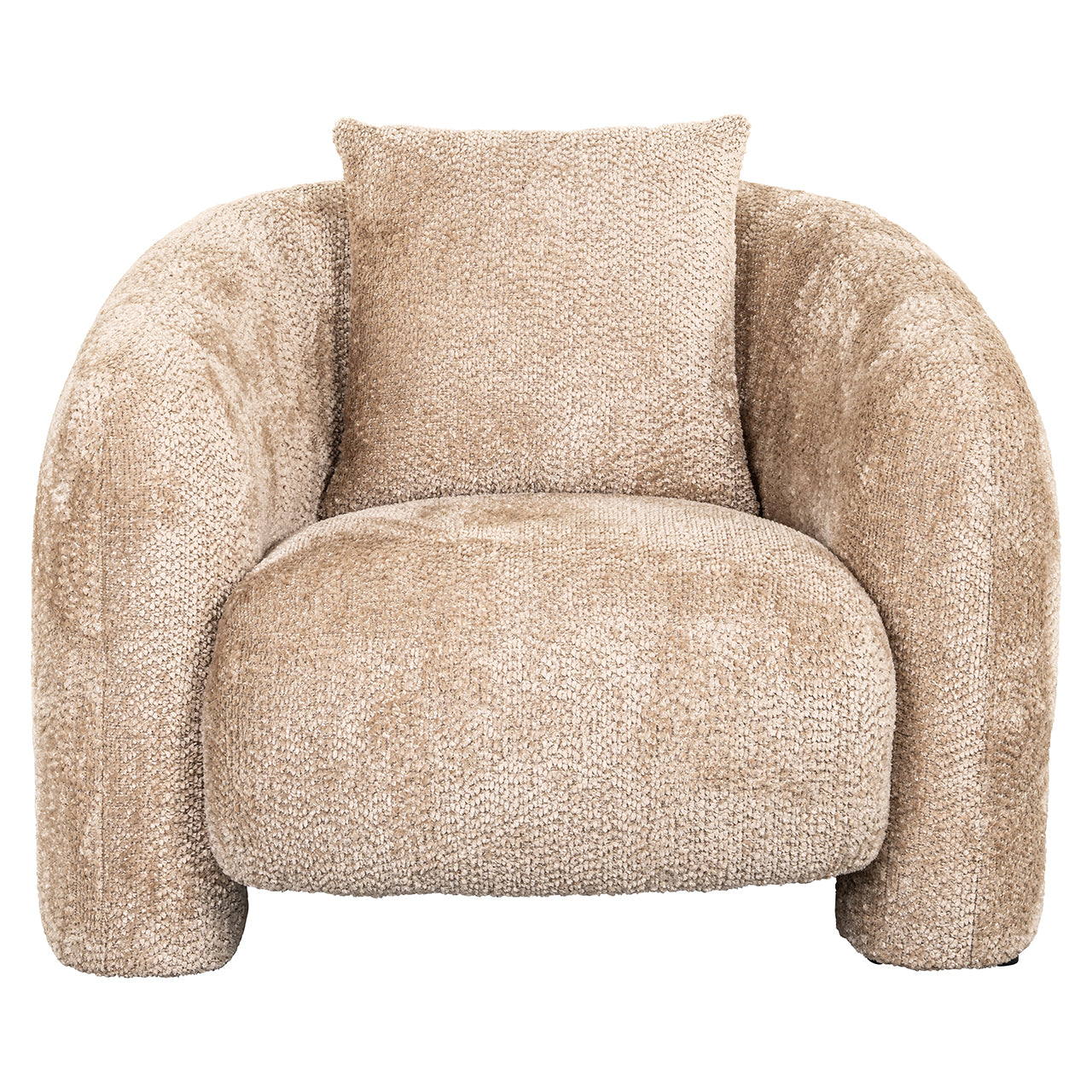 Fauteuil Milania in prachtig beige (Be Lovely 170 Beige)