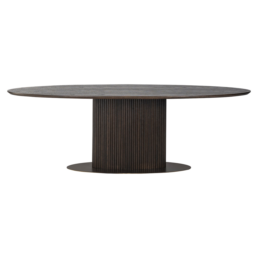 Eettafel Luxor ovaal 235 (Bruin)