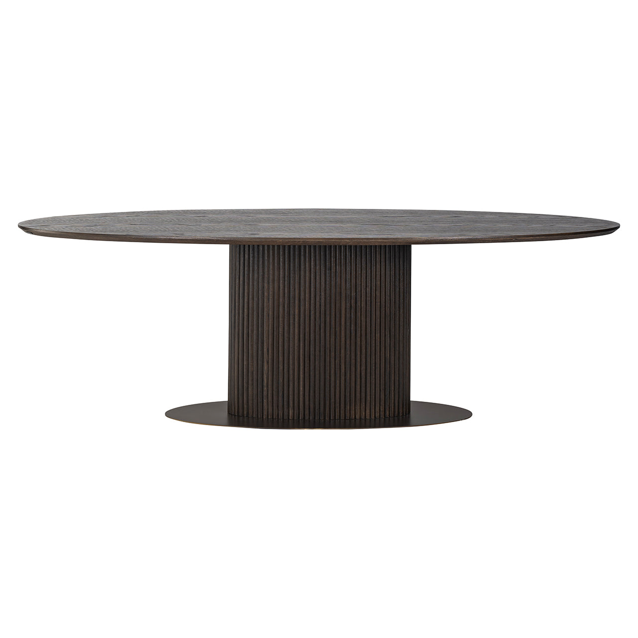 Eettafel Luxor ovaal 235 (Bruin)