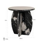 Bijzettafel Bancroft (Zwart)