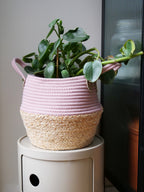 "Core Tray Rose/Natural Set of 2"