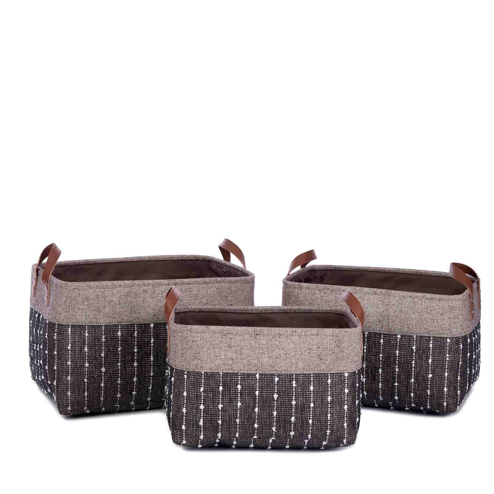 Enno, black set of 3 pieces