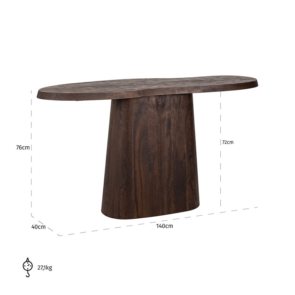 Wandtafel Odile (Donkerbruin)