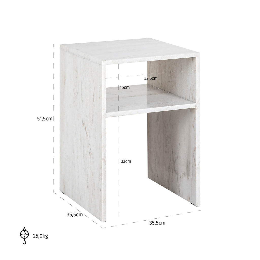 Side table Moran (Beige)