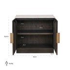 Dressoir Claremont 2-deurs (Bruin)