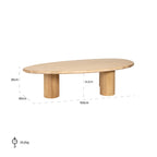 Salontafel Oakley (Natuurlijk eiken)