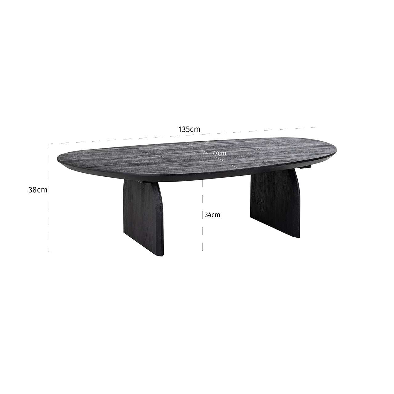 Salontafel Hudson (Zwart)