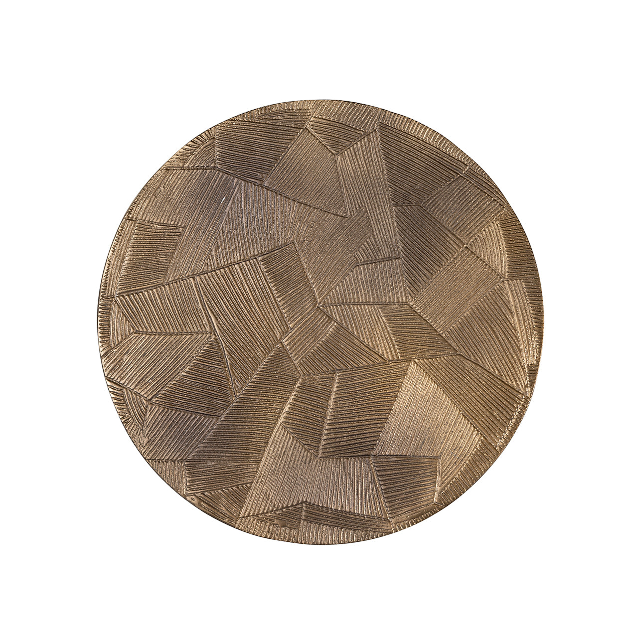 Bijzettafel Tulum set van 2 (Geborsteld Goud)
