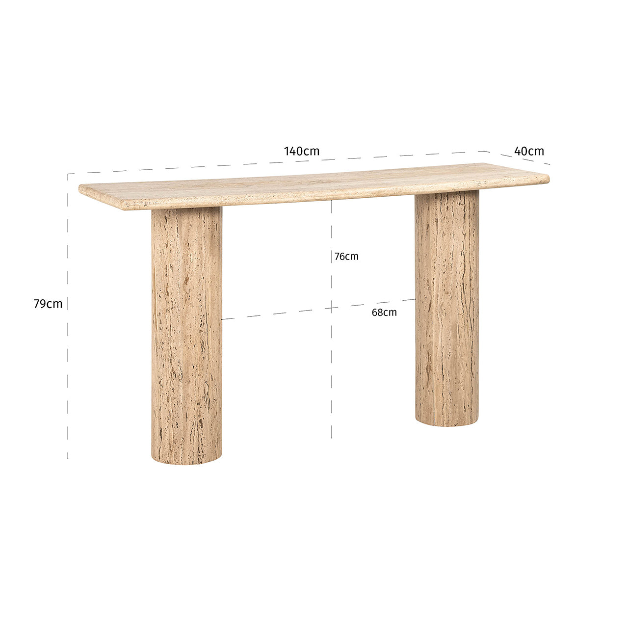 Wandtafel Hampton 140 (Zand)