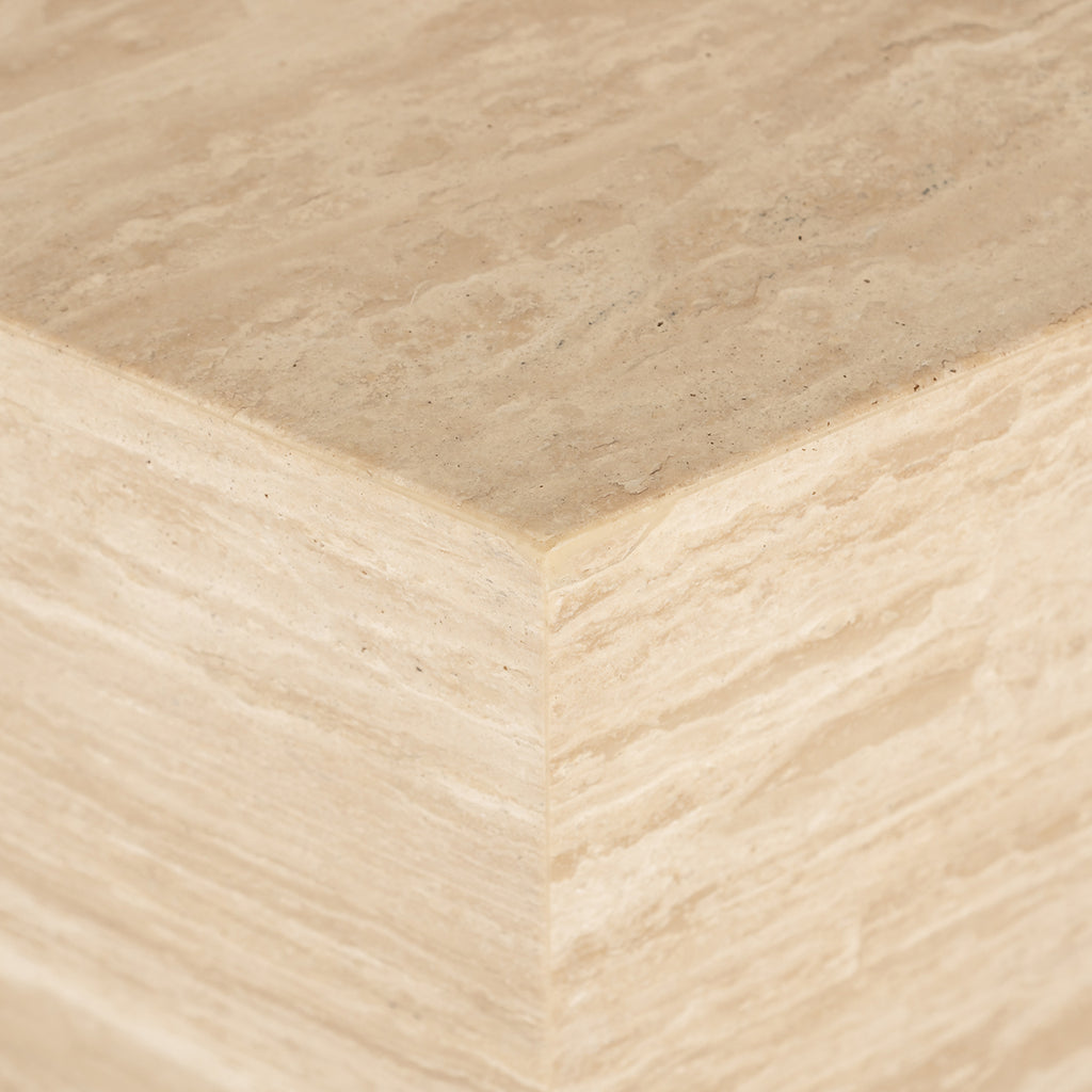 Pilaar Vespin natuurlijke beige travertijn (Beige)