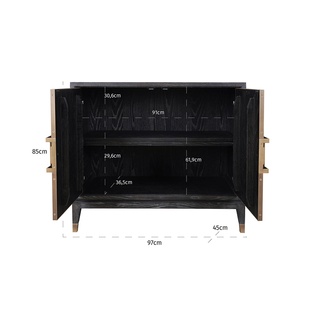 Dressoir Bloomville 2-deuren (Bruin)