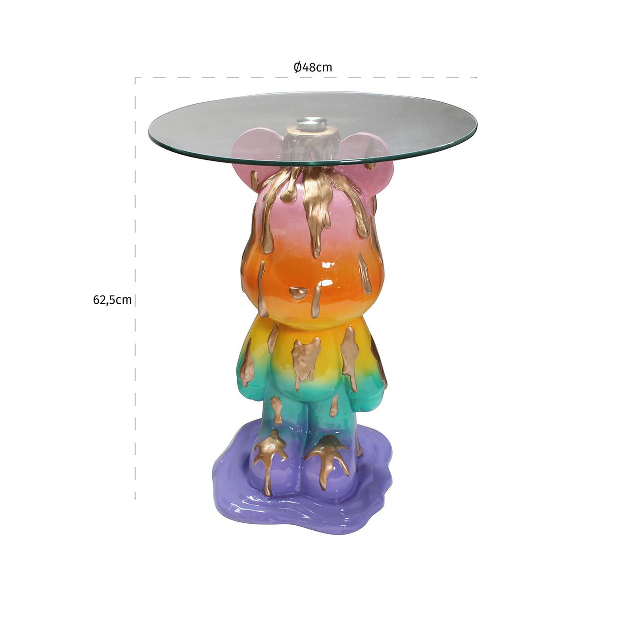 Bijzettafel Ebba (Multi / mix kleuren)
