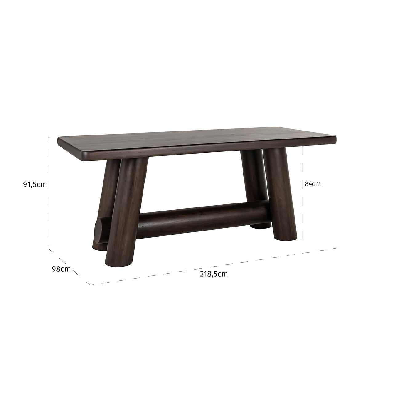 Countertafel Menara 219 (Bruin)