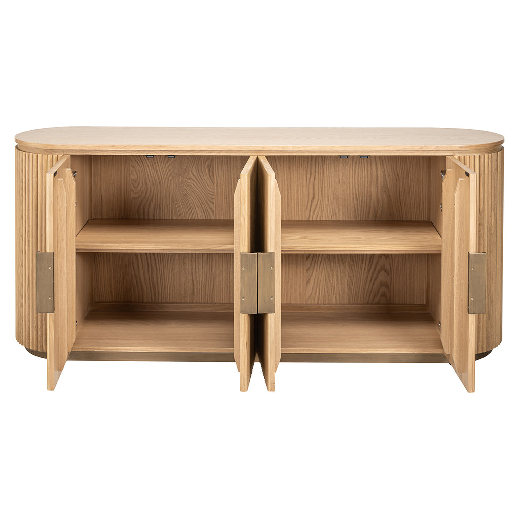 Dressoir Belfort 4-deurs (Natuurlijk eiken)