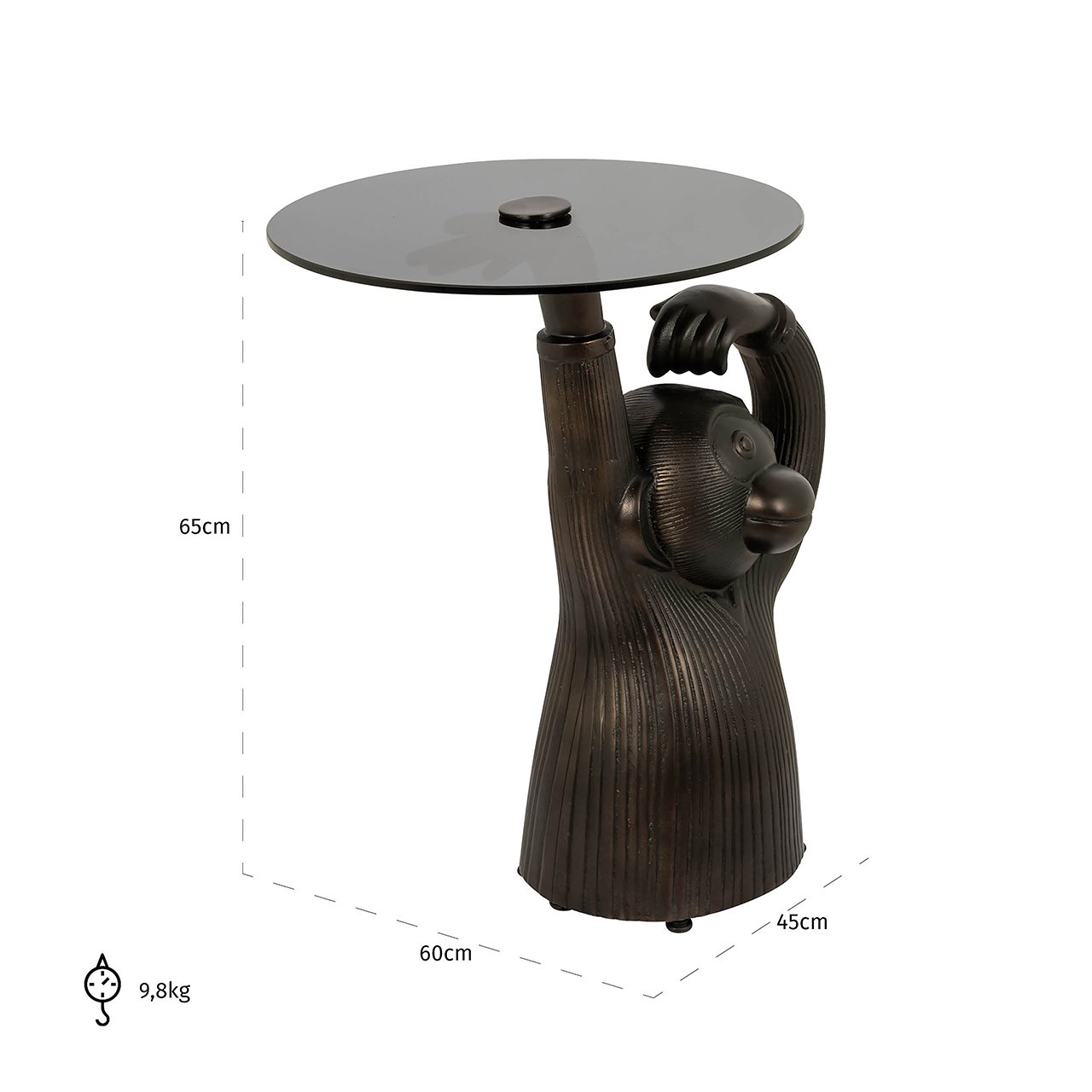 Side table Ape (Bronze)