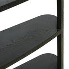 Wandkast Navarino 3-planken (Donker koffie)