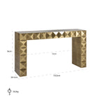 Wandtafel Collada (Geborsteld Goud)