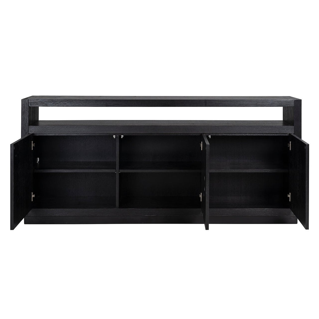 Dressoir Oakura 3-deuren (Zwart)