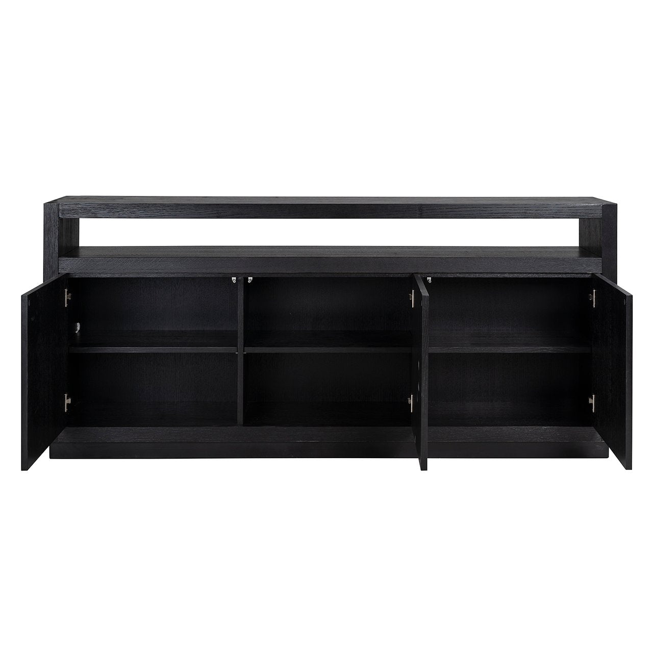 Dressoir Oakura 3-deuren (Zwart)