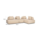 Bank Tudor met losse rugleuning zand olympus (Zand olympus)
