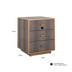 Ladenkast Classio 3-laden (Geborsteld Goud)