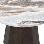 Bijzettafel Oberoy 45Ø (Bruin)