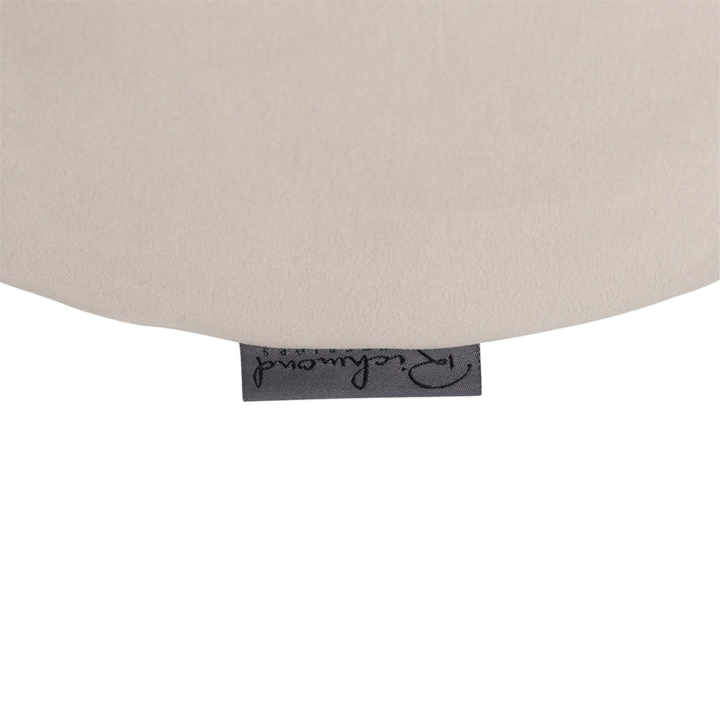 Poef Fargo khaki fluweel (Quartz Khaki 903)