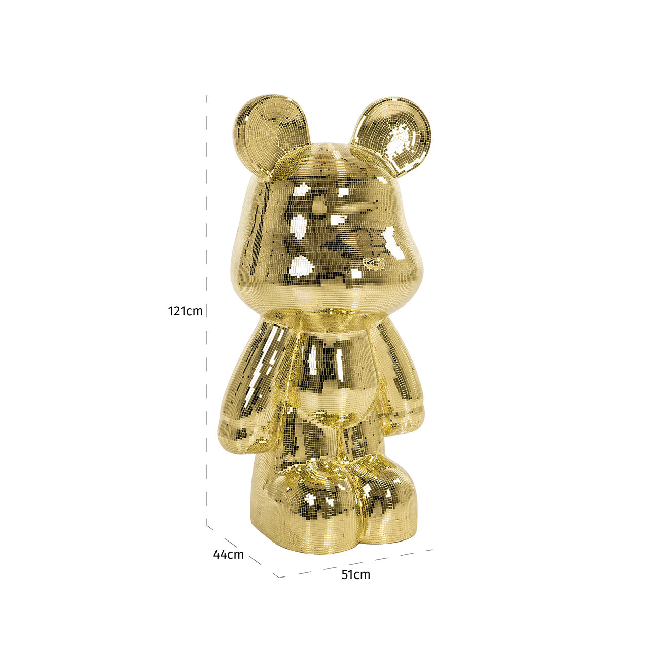 Deco object Averyl (Goud)