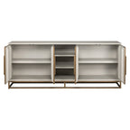 Dressoir Whitebone messing 4-deuren (Verona Grijs)