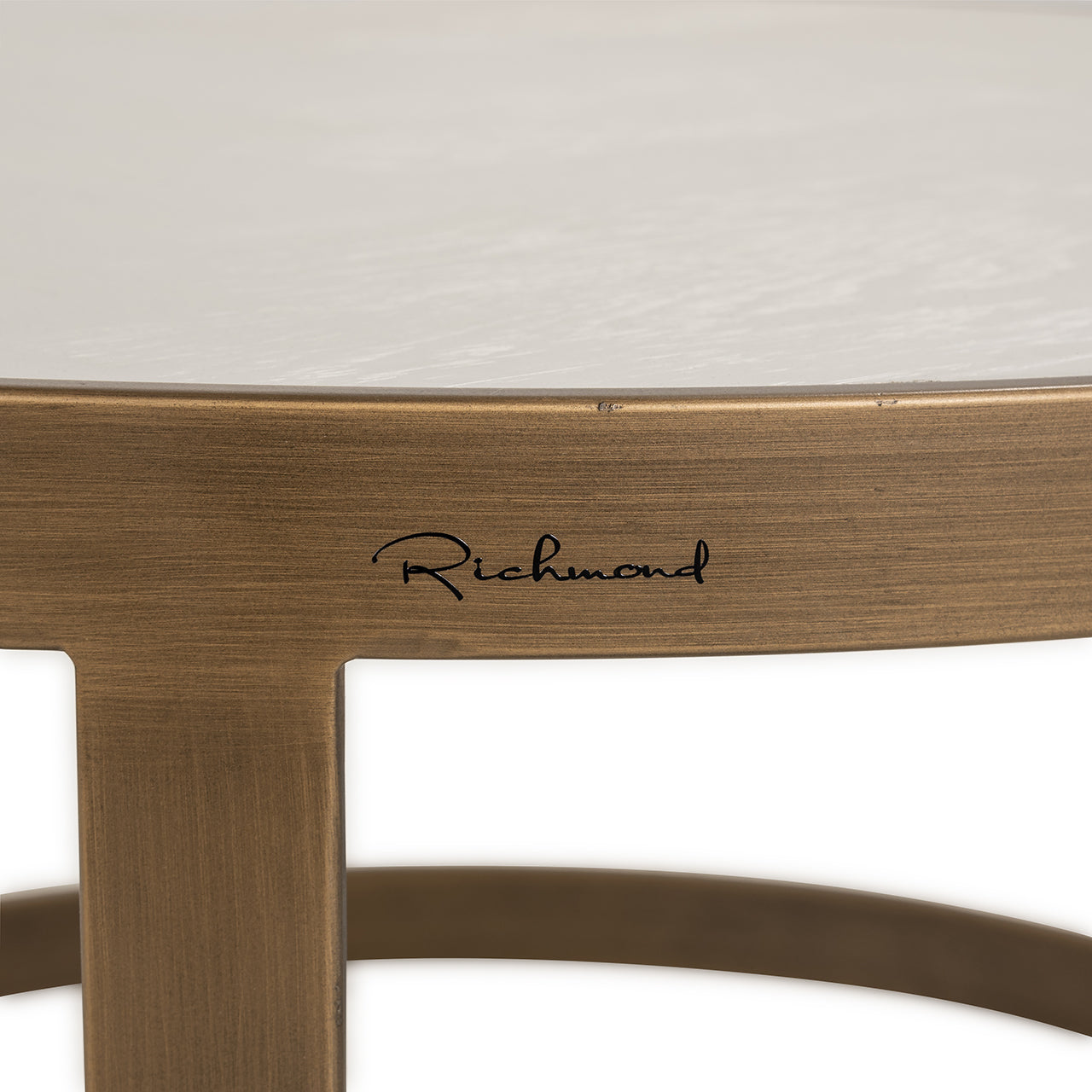 Salontafel Whitebone messing set van 2 (Verona Grey)